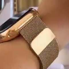 Gold mesh strap